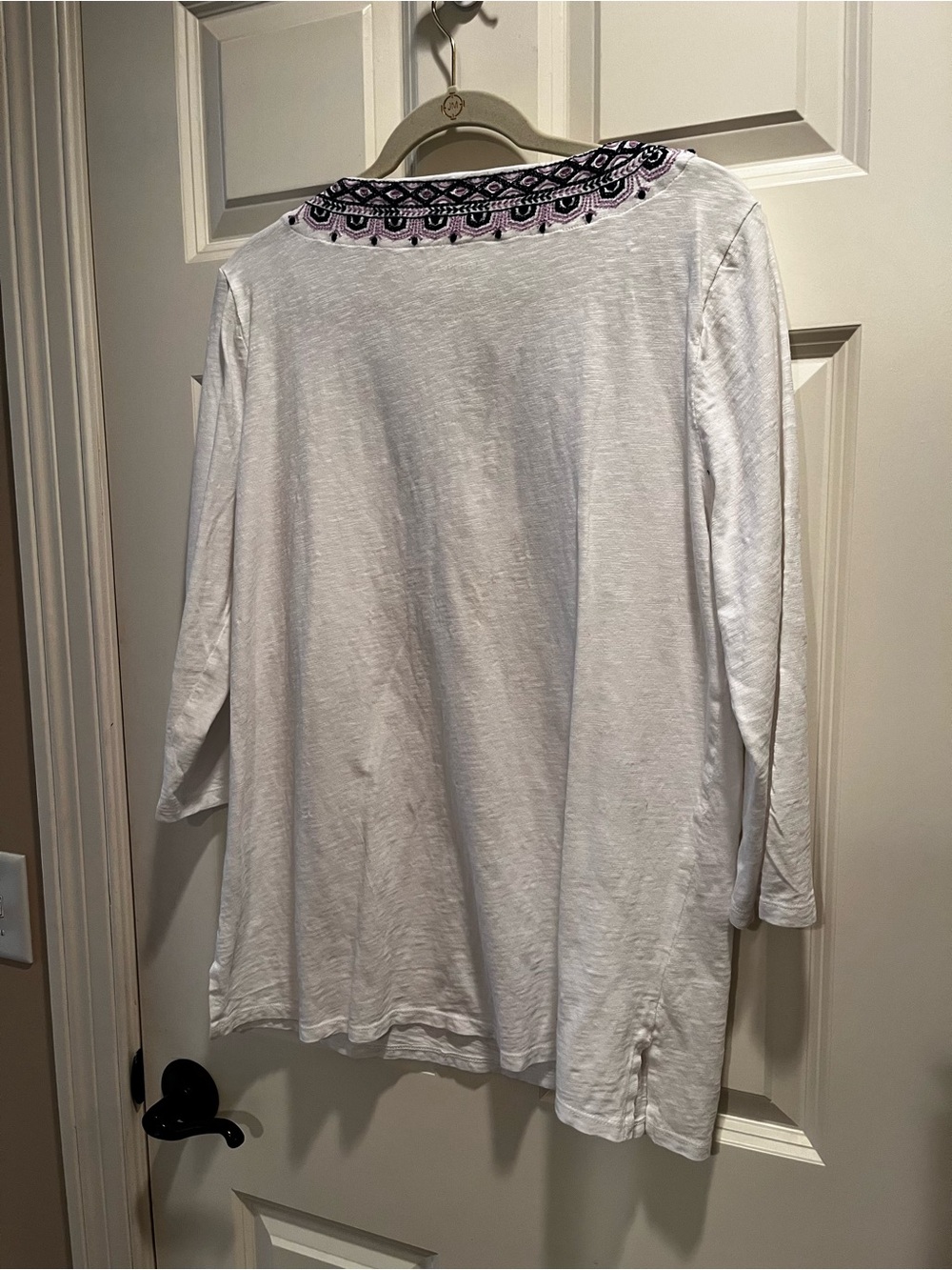 Talbots Embroidered Top/Tunic - Picture 2 of 3